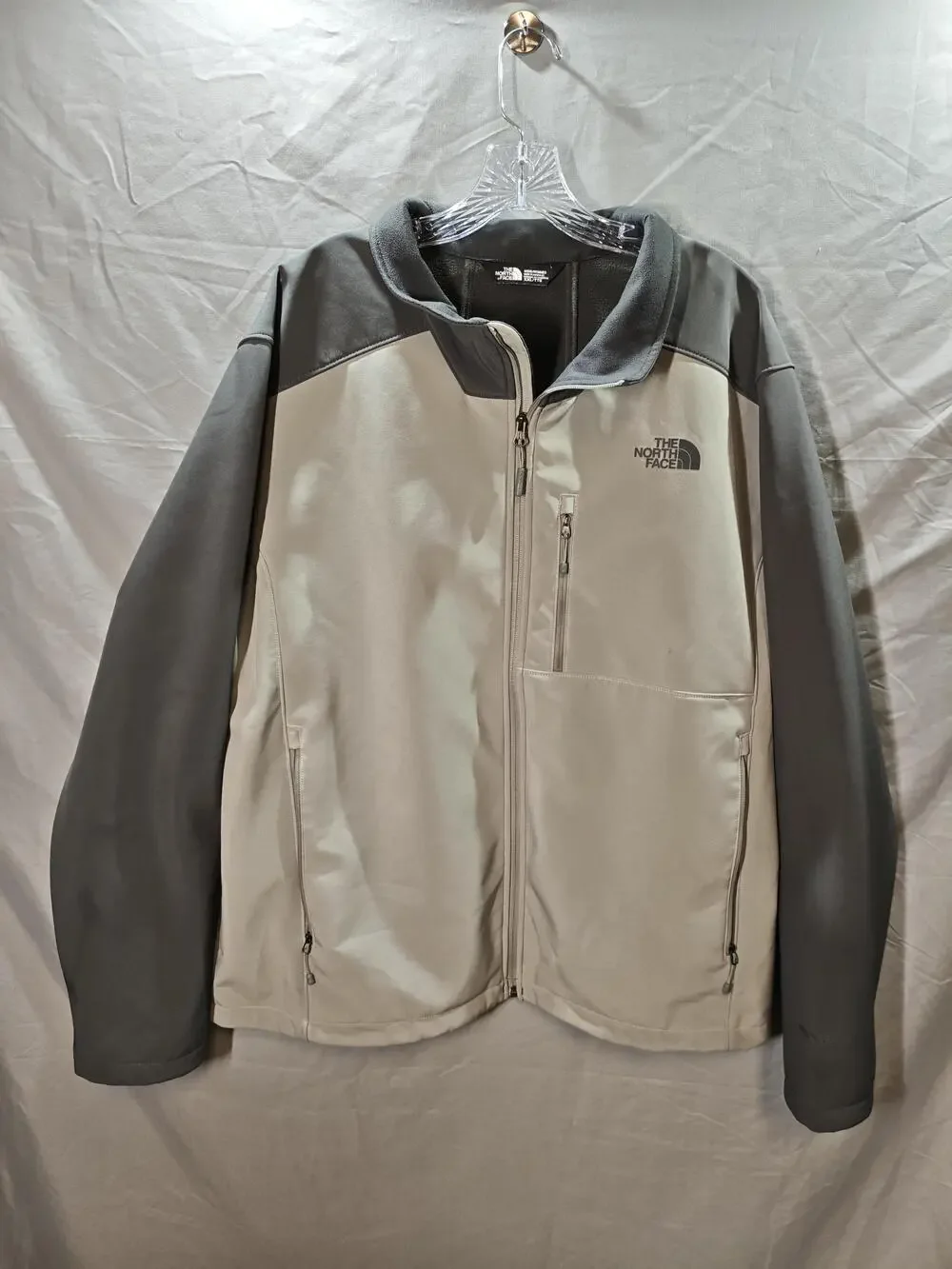 North Face Jacket Mens XL WindWall Softshell Full Zip Hiking Outdoors